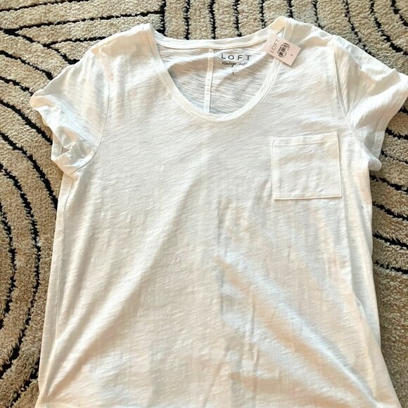 LOFT VINTAGE SOFT VEE NECK LADIES TEE - Picture 1 of 2